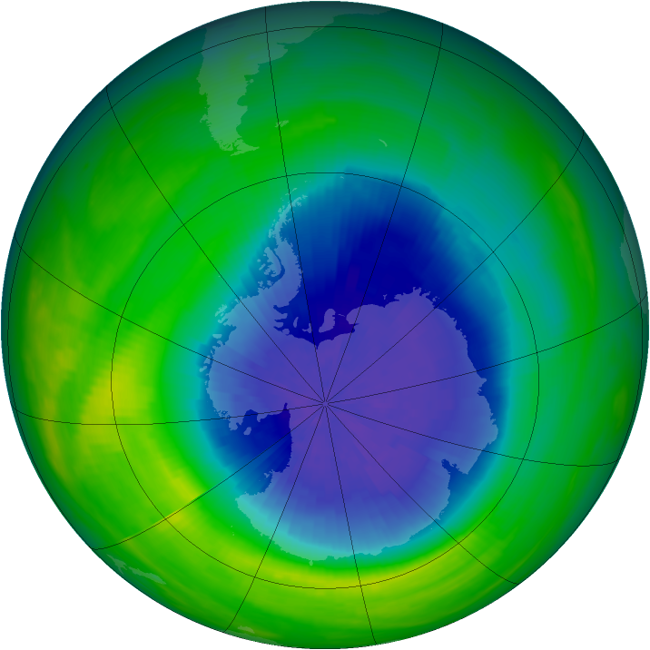 Ozone Map 1986-10-04